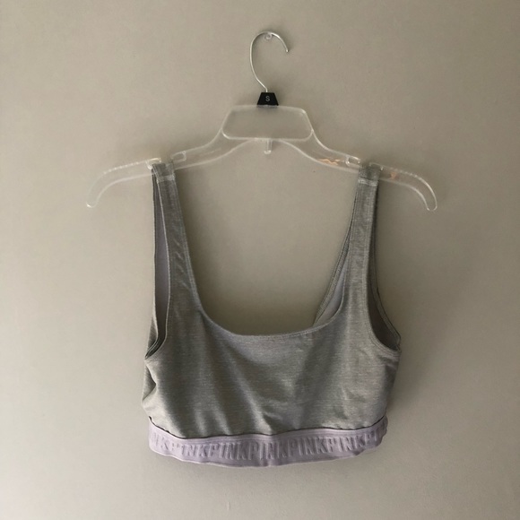 Pink- Scoop neck bralette - Picture 1 of 3